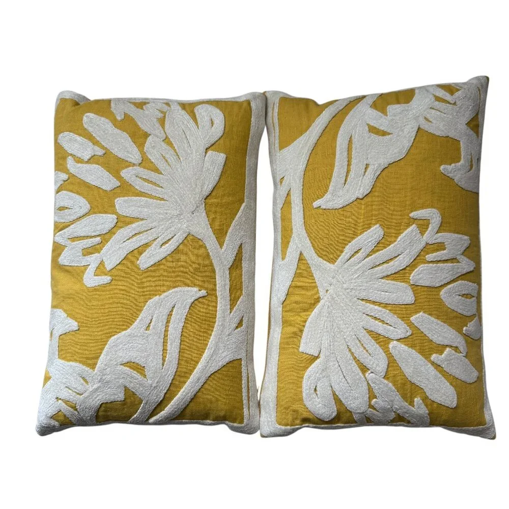 Crate & Barrel Briar Pillows 18